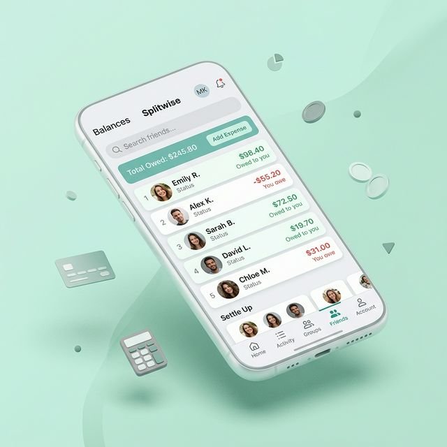 Splitwise Mockup
